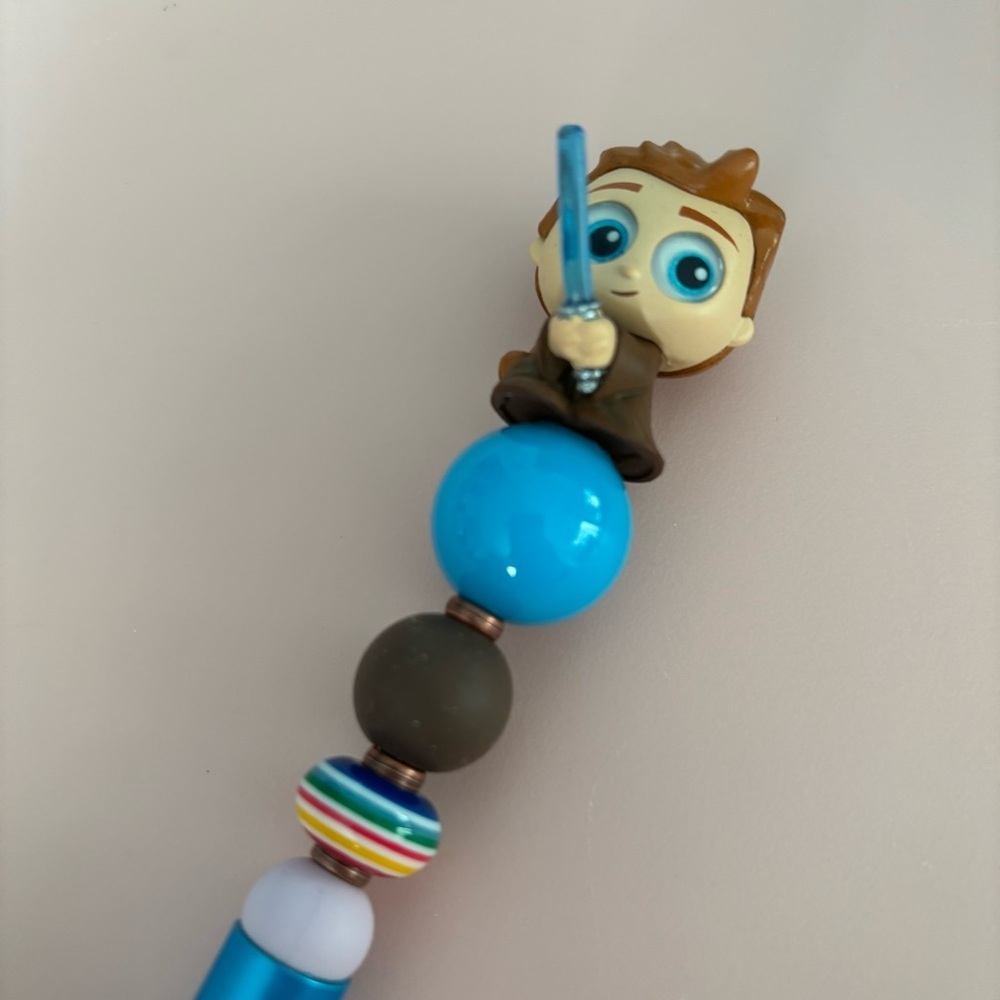 Disney Doorables: Star Wars: Obi-Wan Kenobi Robe handmade beaded pen